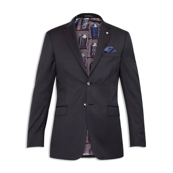 TED BAKER Mens Debonair Wool 2 Button Sport Coat